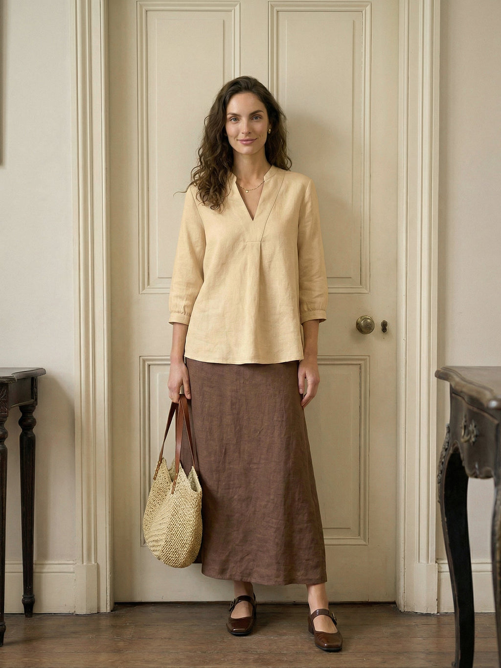100% Linen Dress Shirt