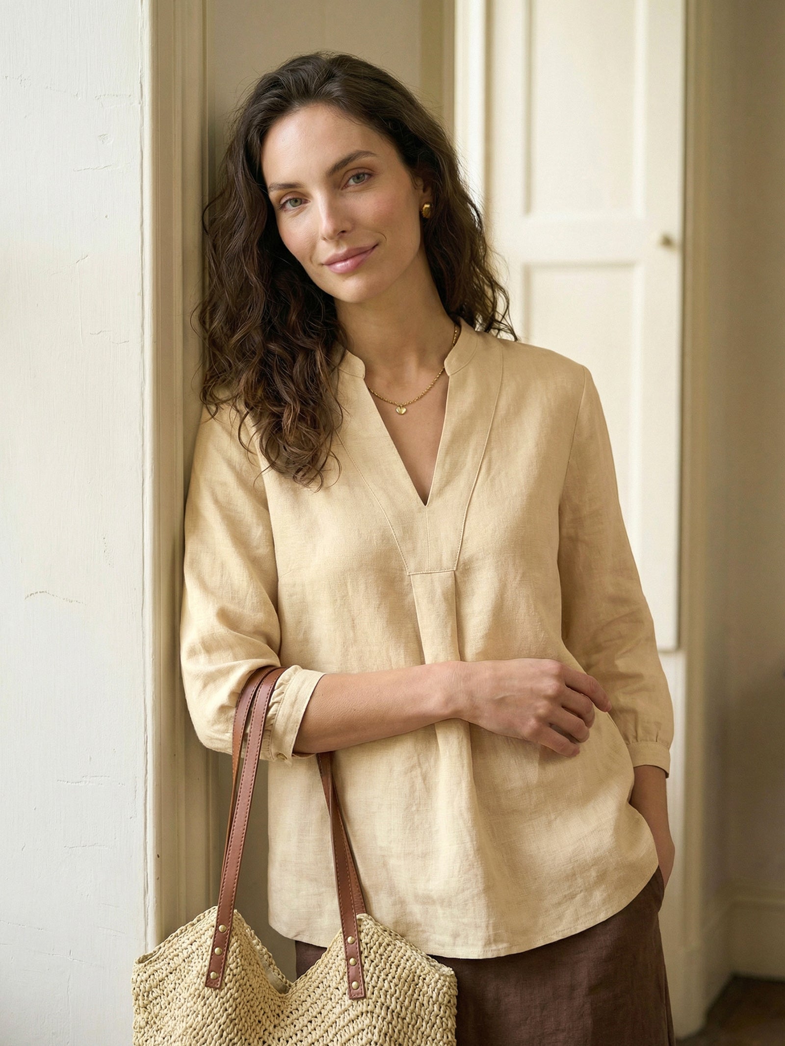 100% Linen Dress Shirt