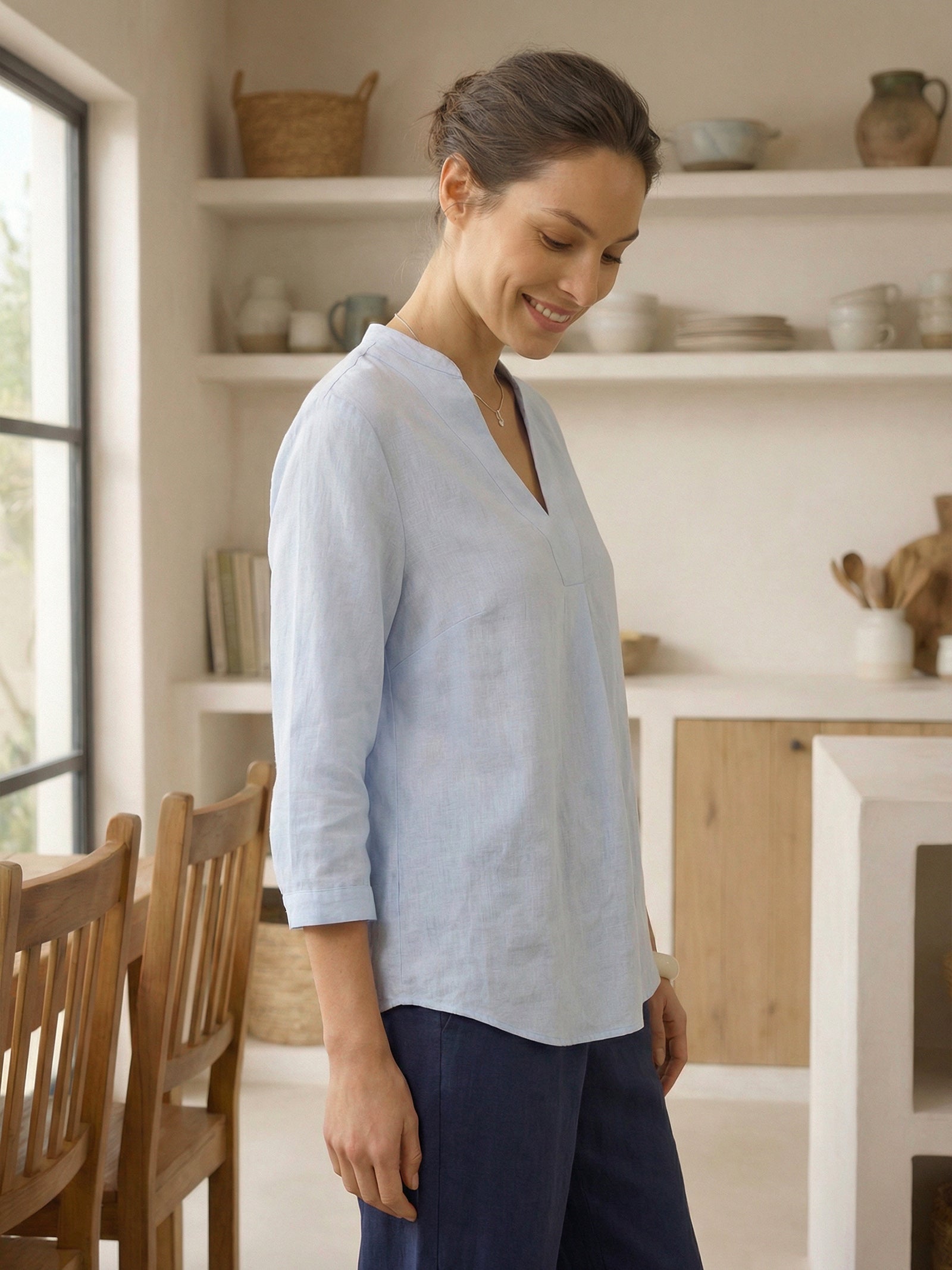 100% Linen Dress Shirt
