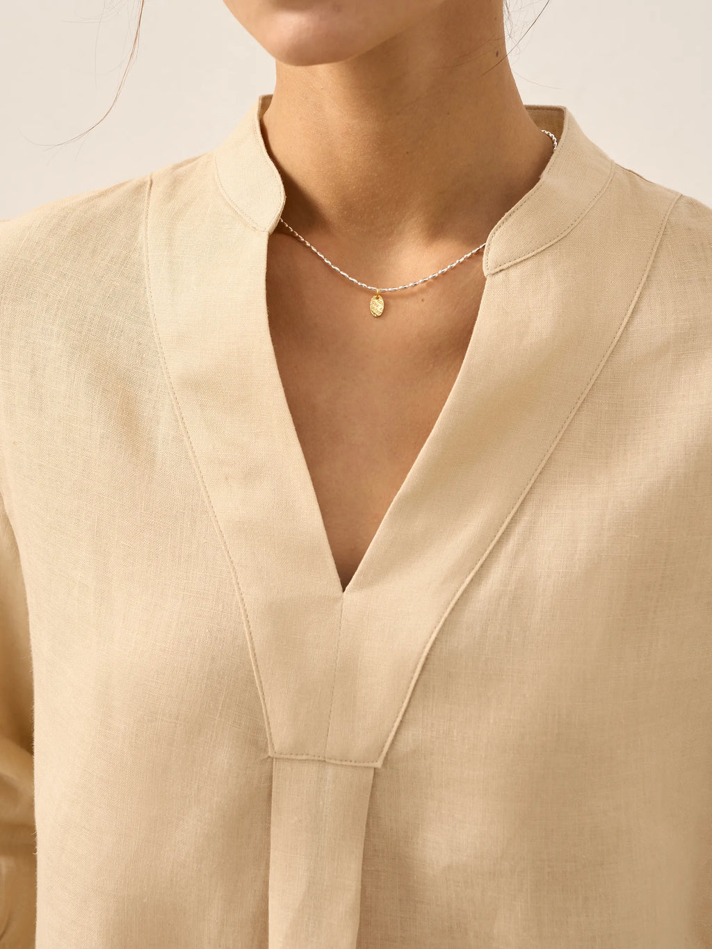 100% Linen Dress Shirt