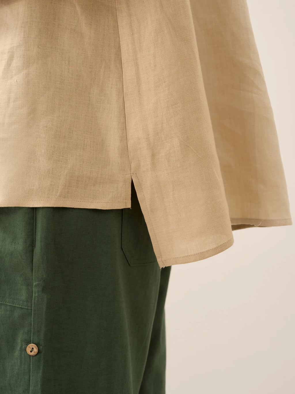 100% Linen Dress Shirt