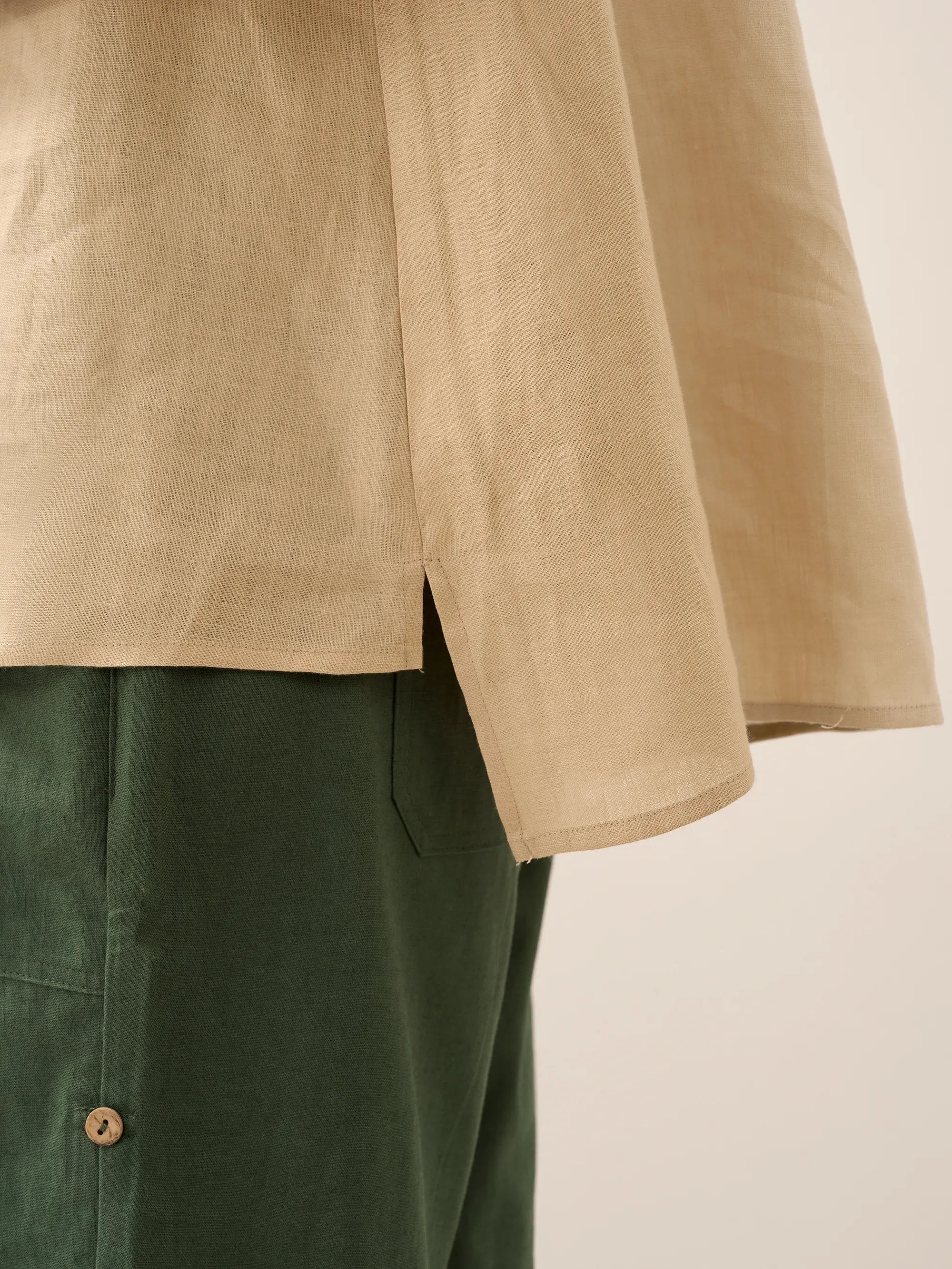 100% Linen Dress Shirt