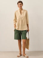100% Linen Dress Shirt