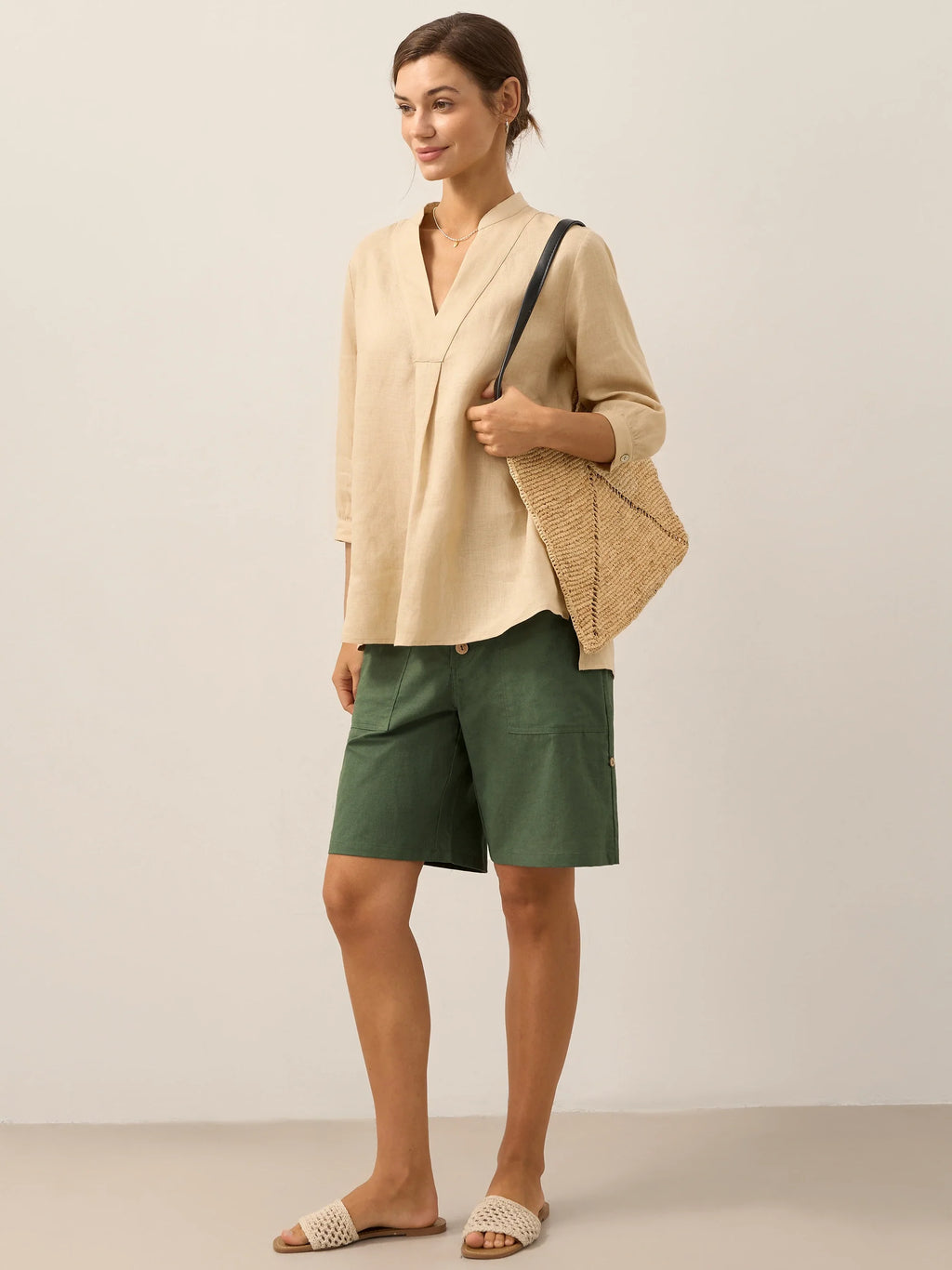 100% Linen Dress Shirt