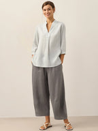 100% Linen Dress Shirt
