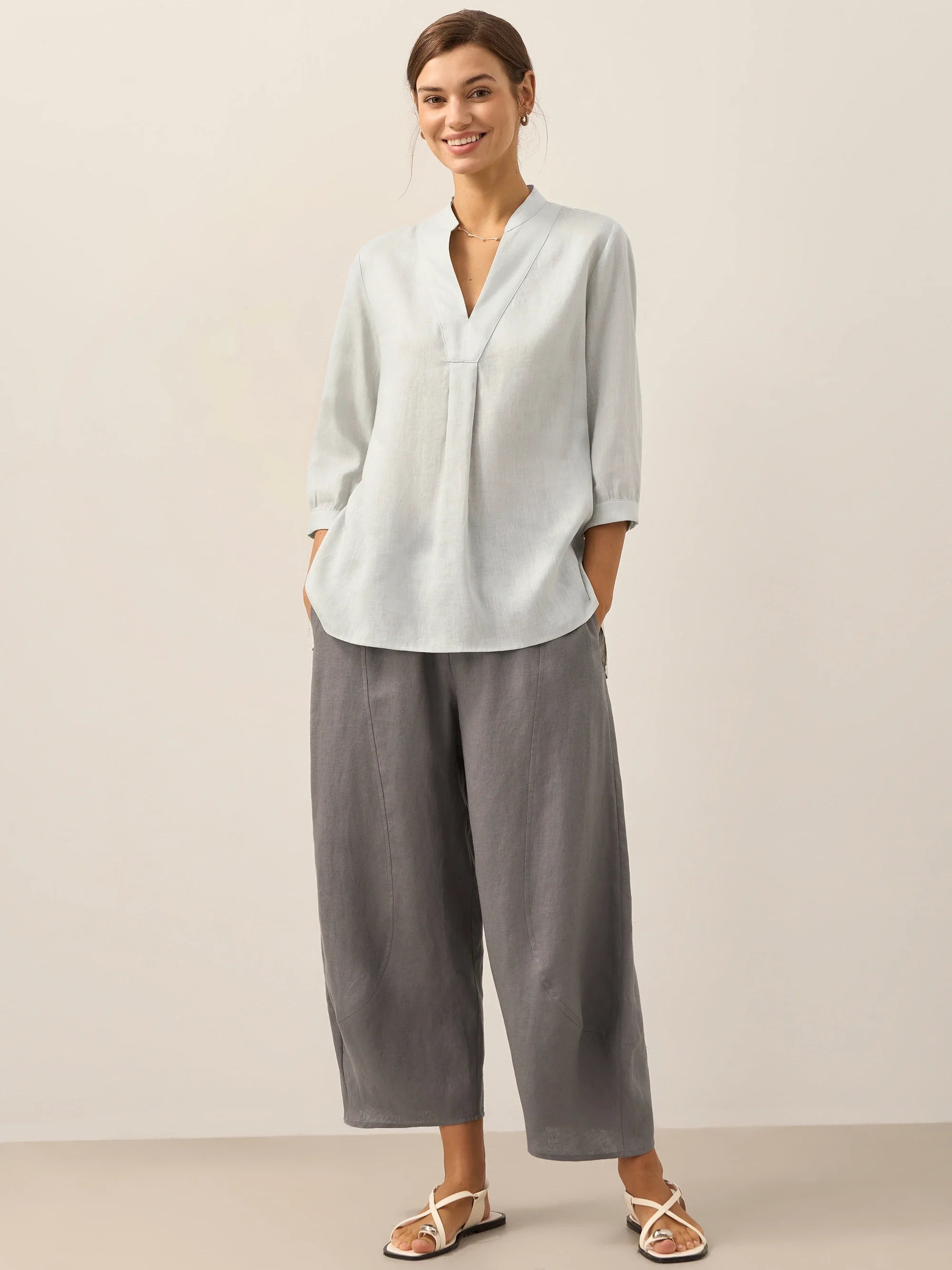 100% Linen Dress Shirt