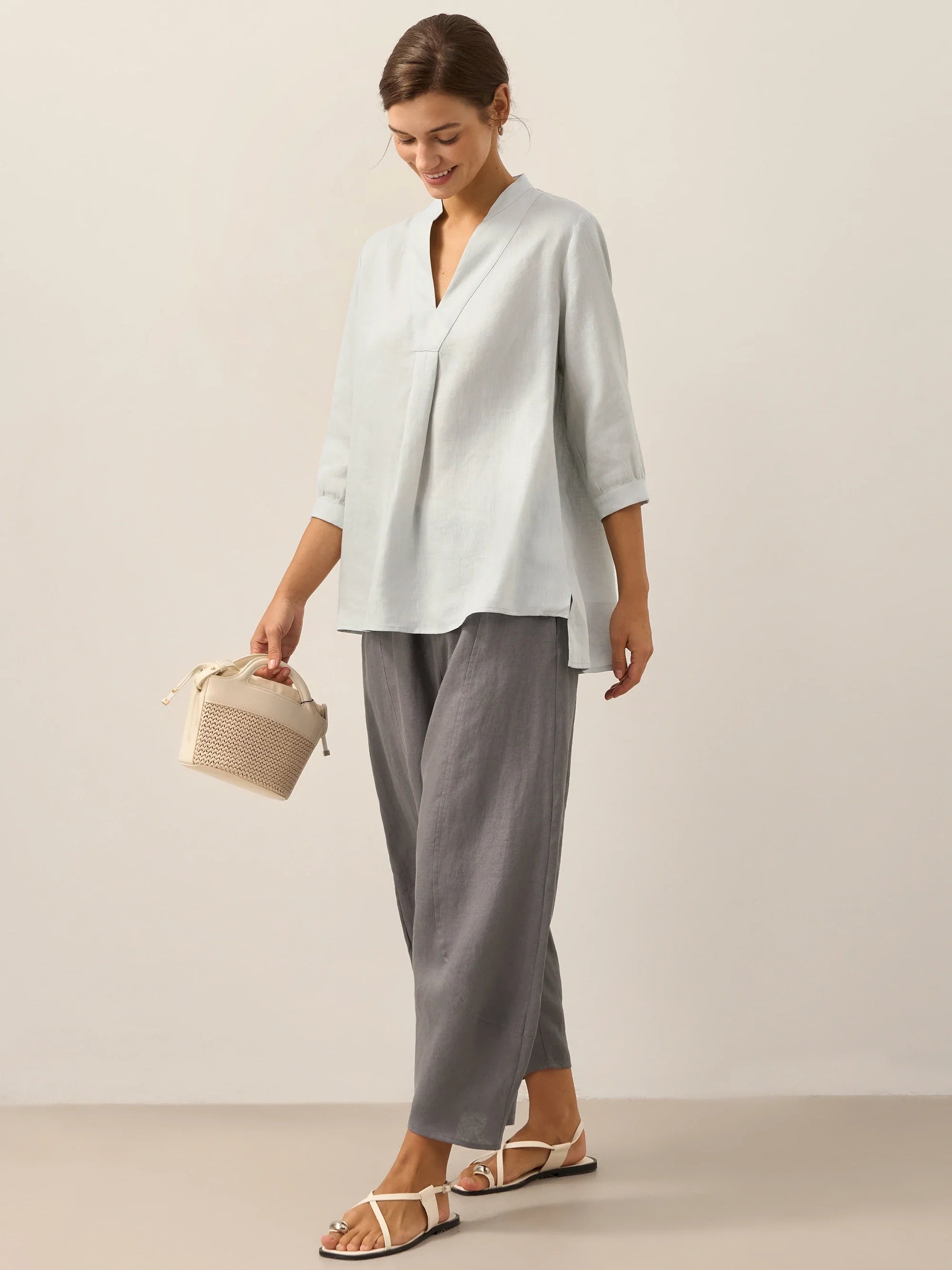 100% Linen Dress Shirt