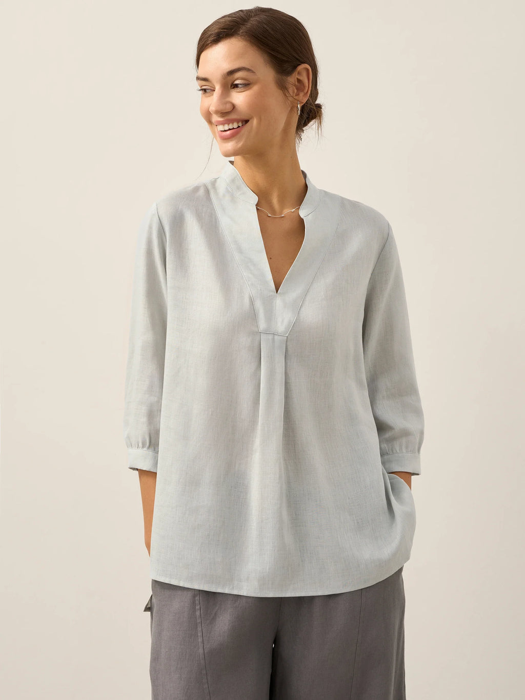 100% Linen Dress Shirt