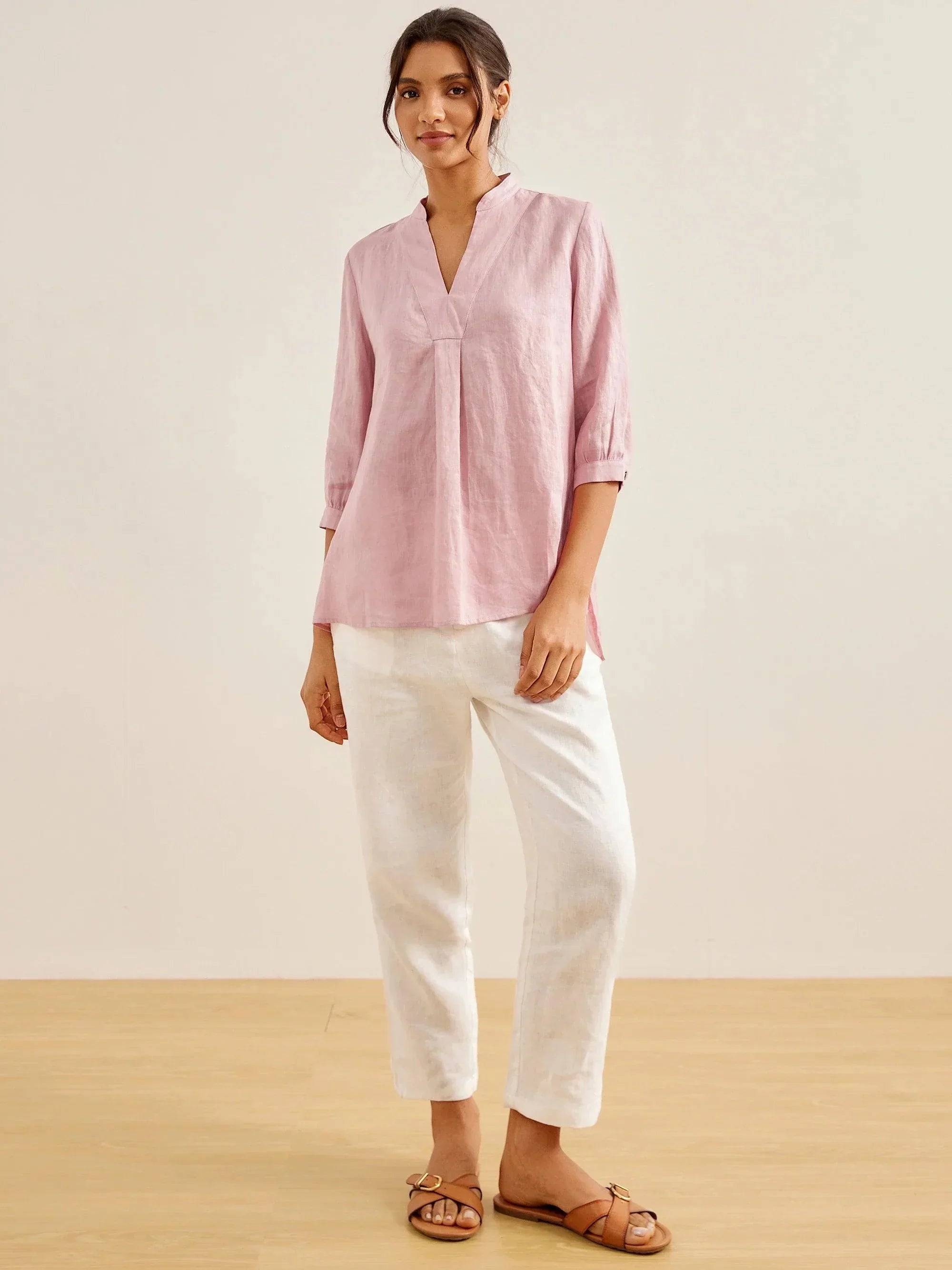 100% Linen Dress Shirt