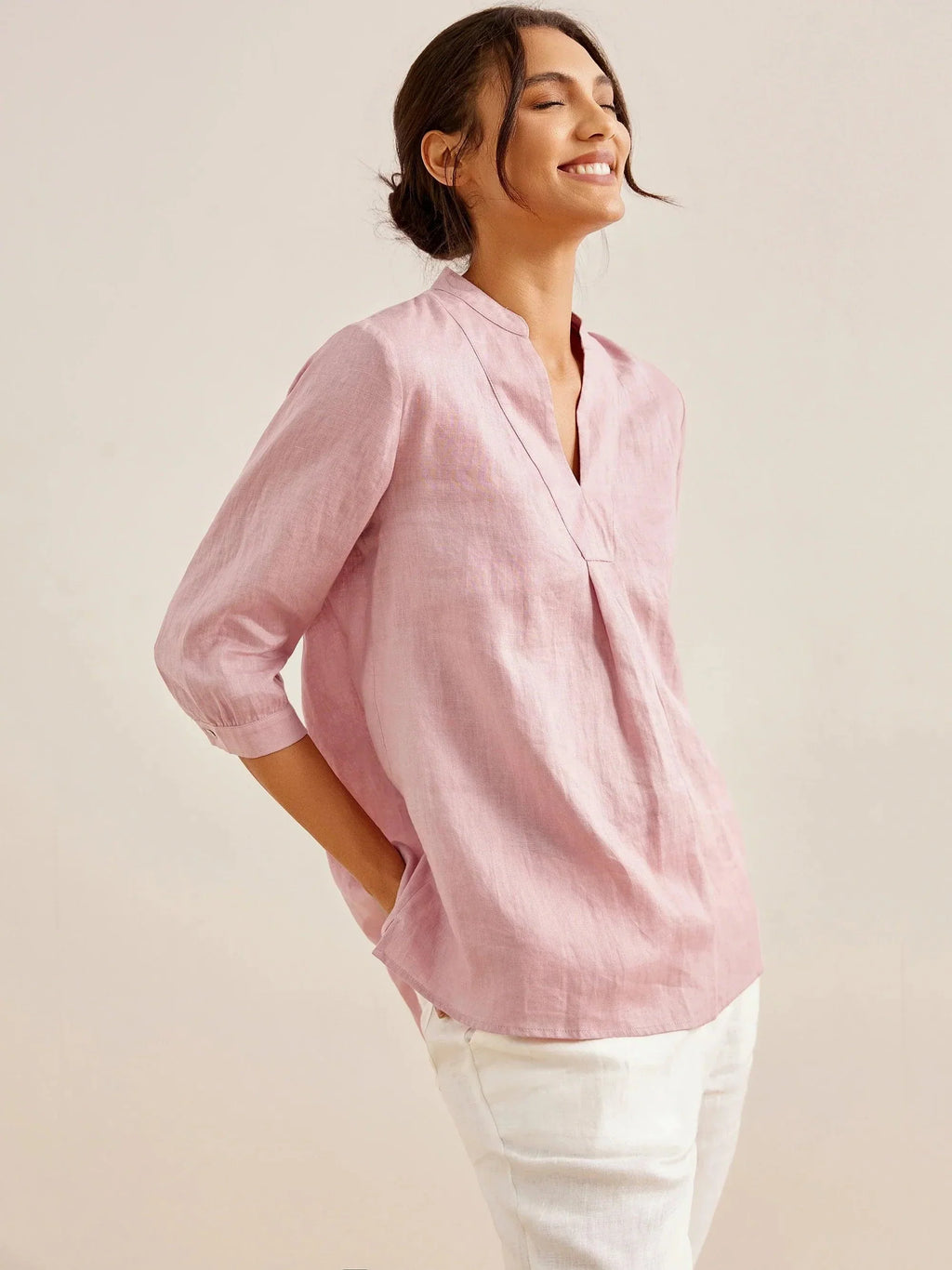 100% Linen Dress Shirt