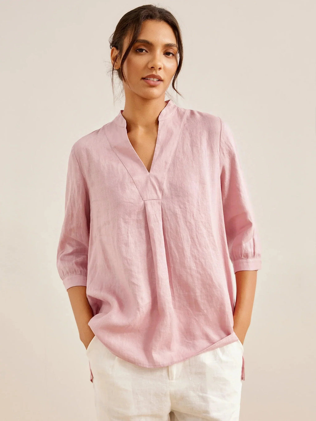 100% Linen Dress Shirt