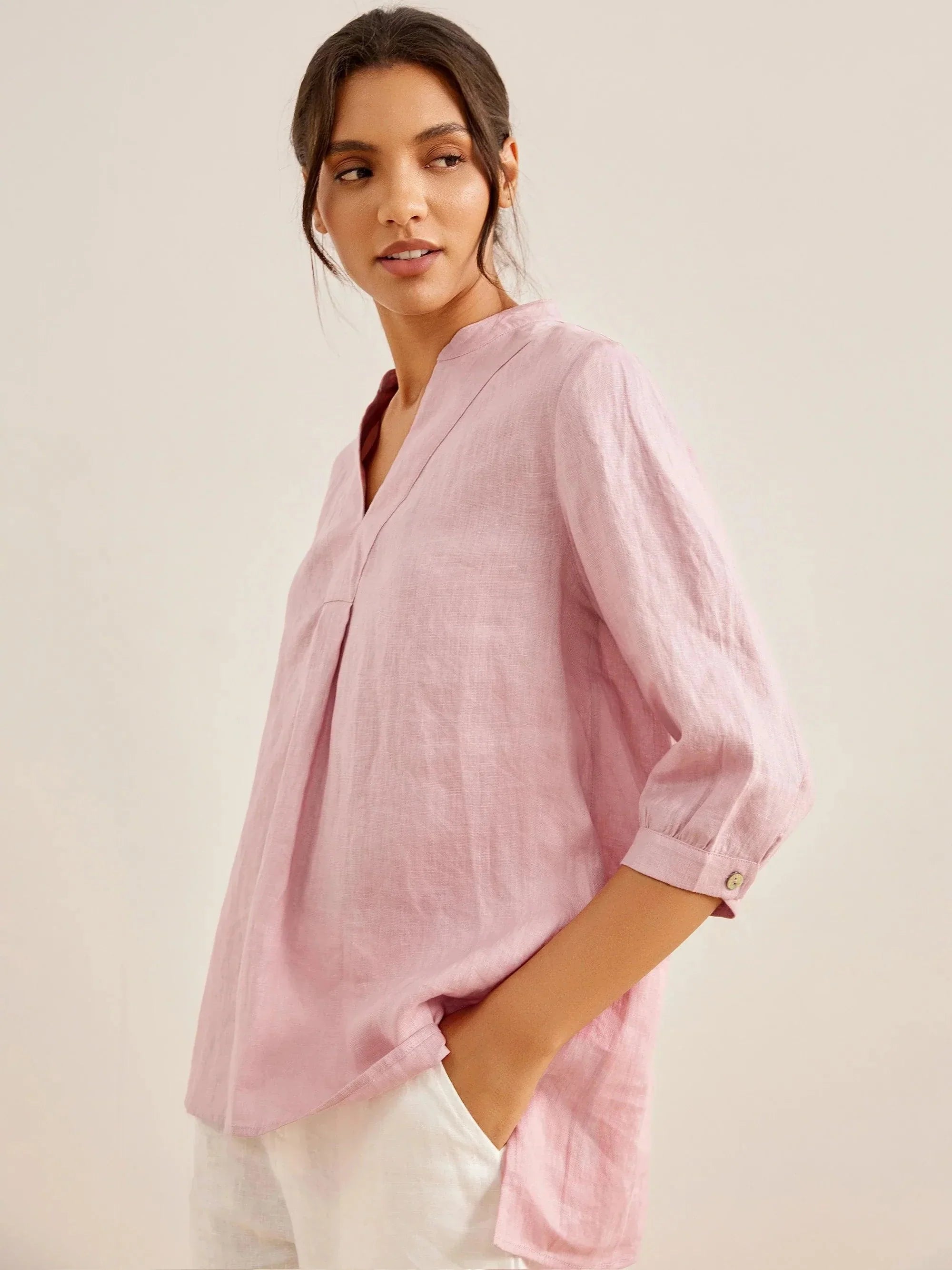 100% Linen Dress Shirt