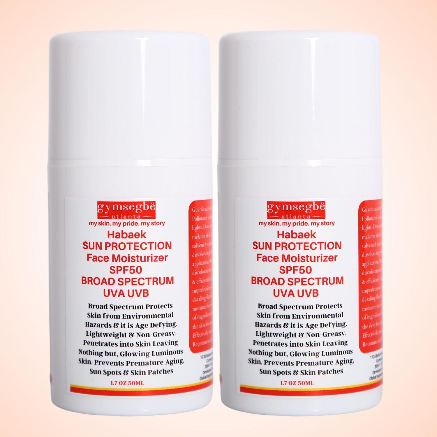 Habaek Sun Protection Face Moisturizer SPF50