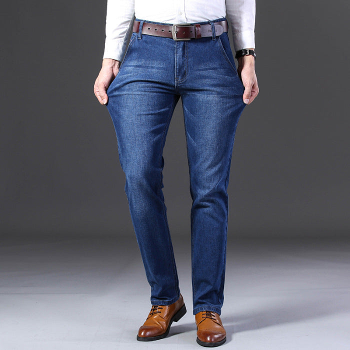 Men's straight-leg jeans