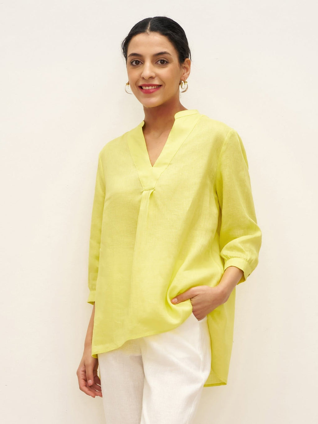 100% Linen Dress Shirt