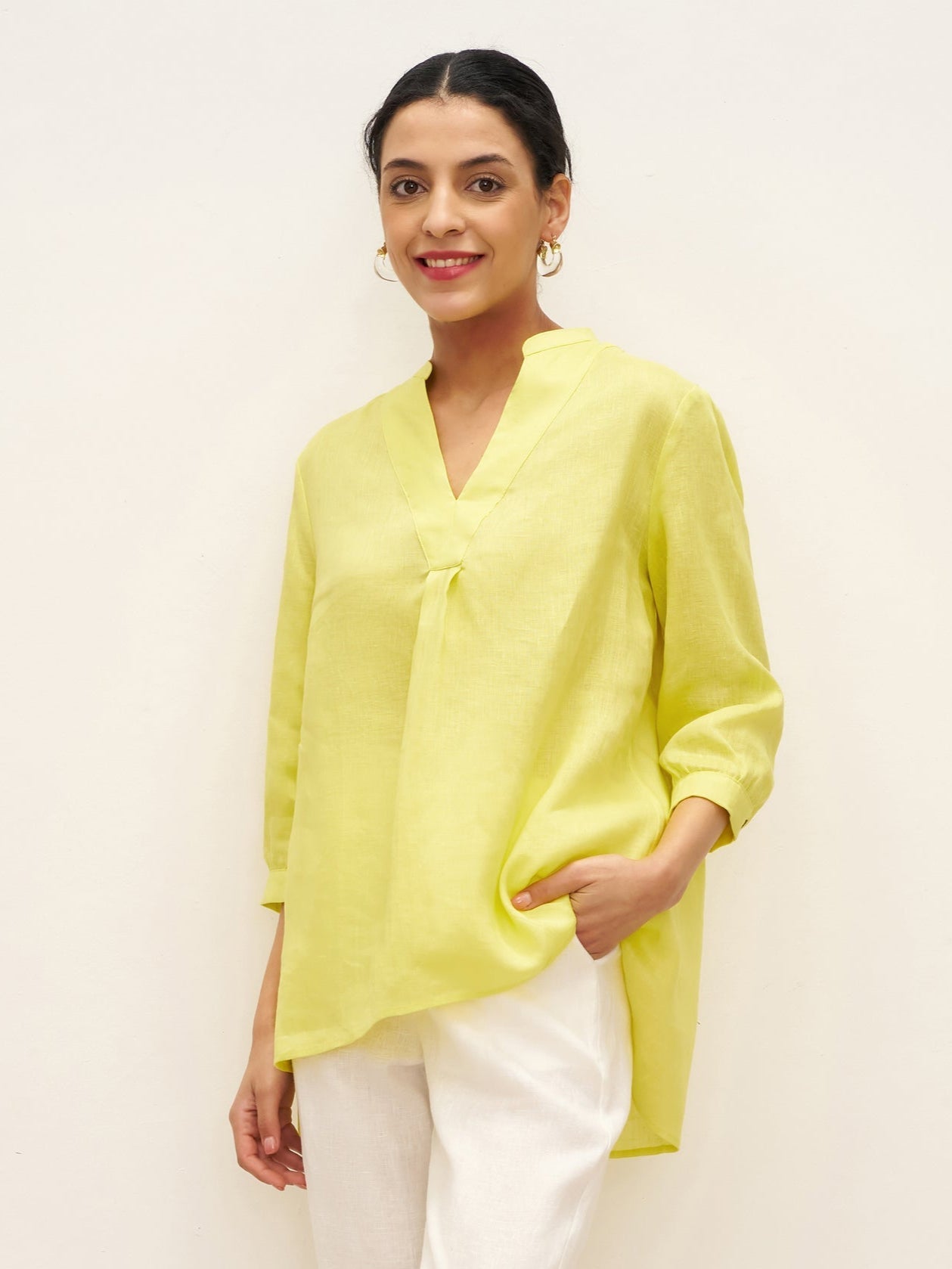 100% Linen Dress Shirt