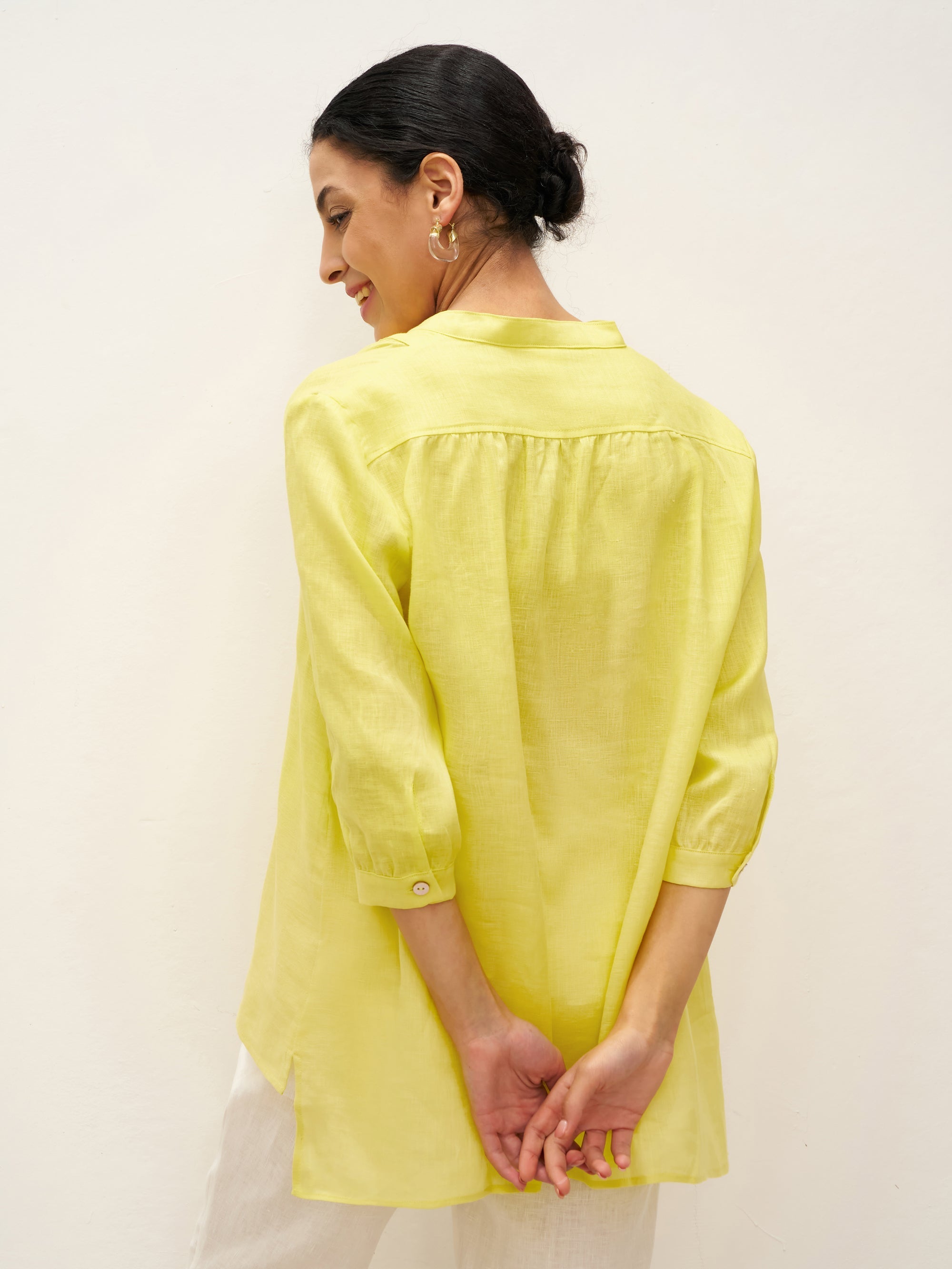 100% Linen Dress Shirt