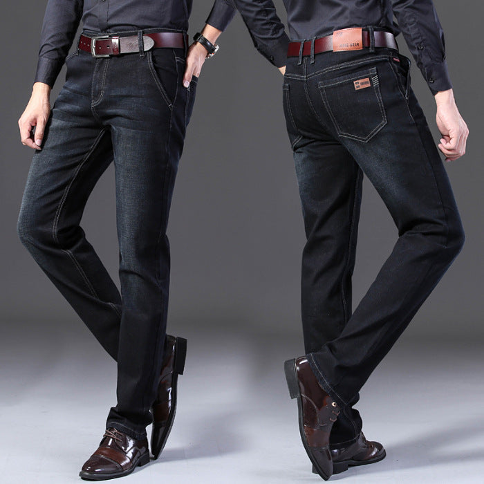 Men's straight-leg jeans