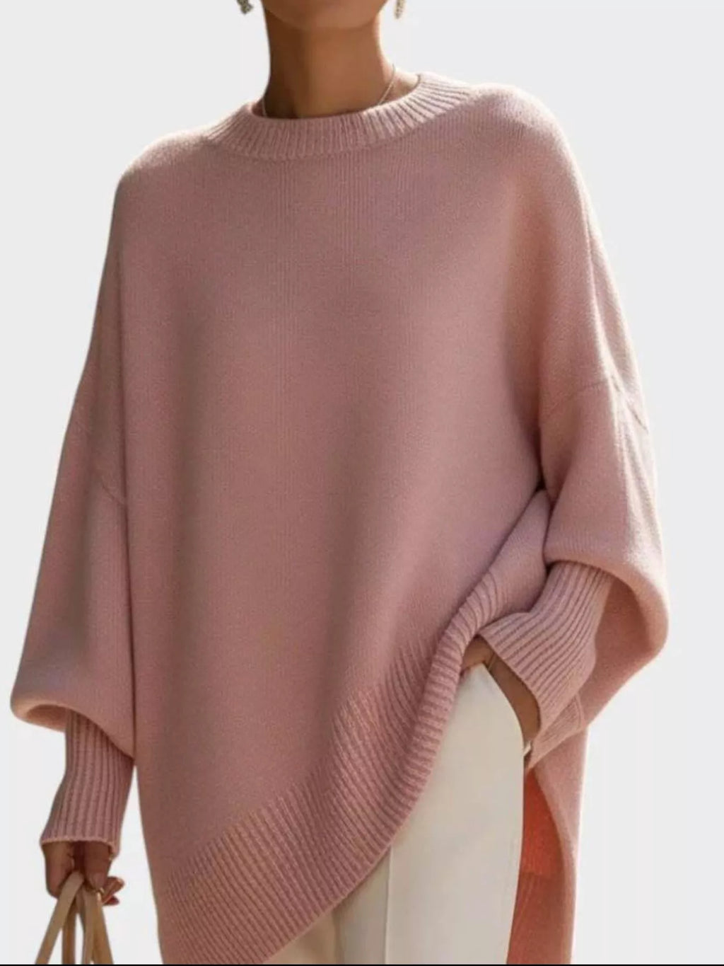 Oversized Sleeve Knit Sweater