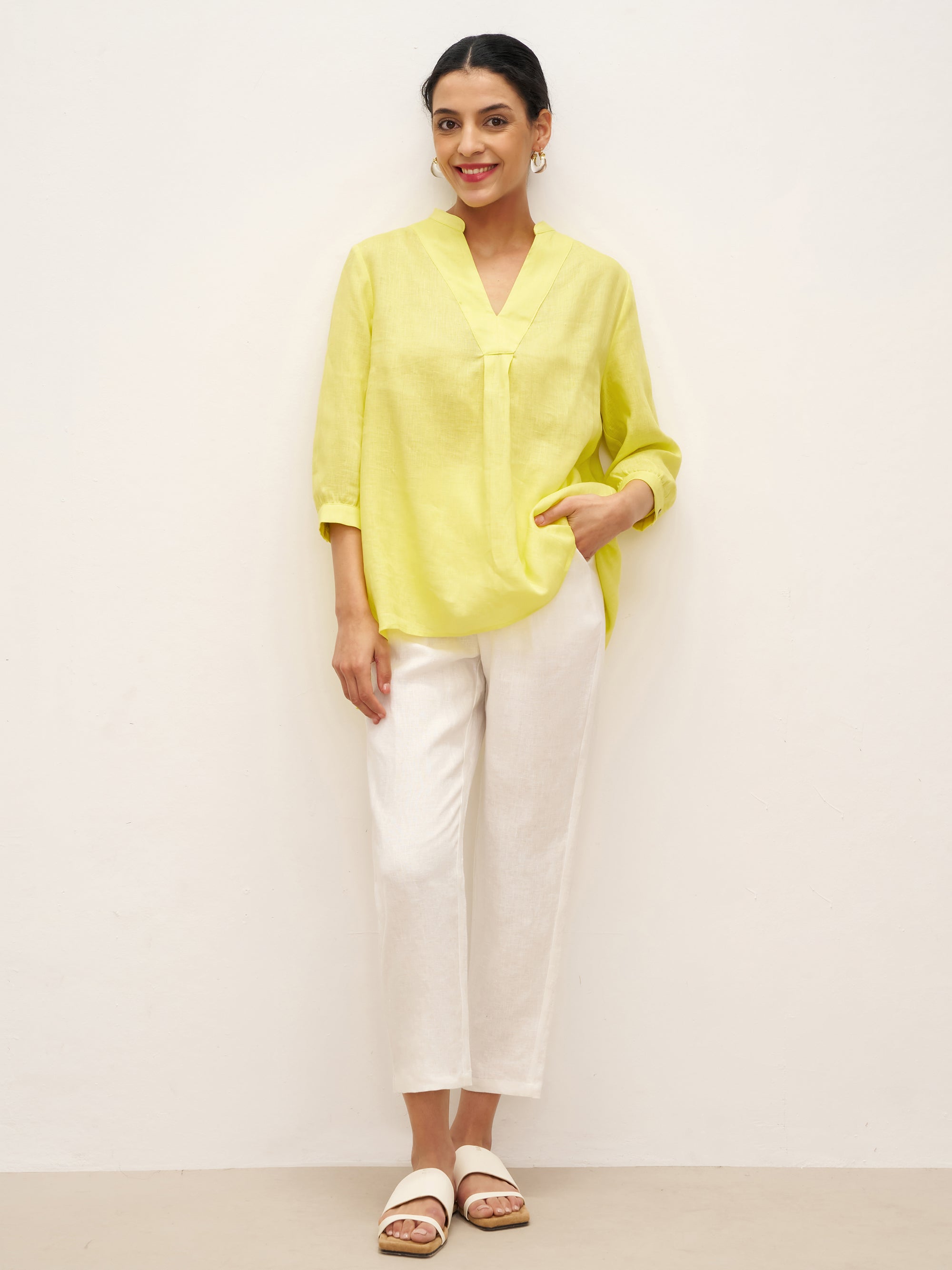 100% Linen Dress Shirt