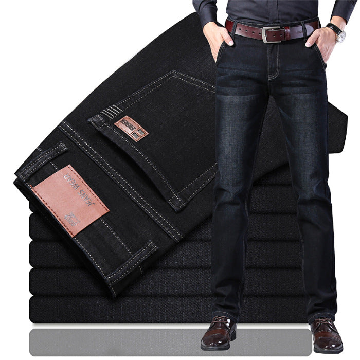 Men's straight-leg jeans