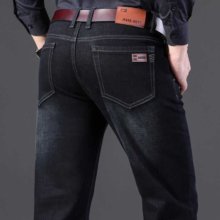 Men's straight-leg jeans