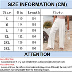 High-Waist Tailored Linen Trousers