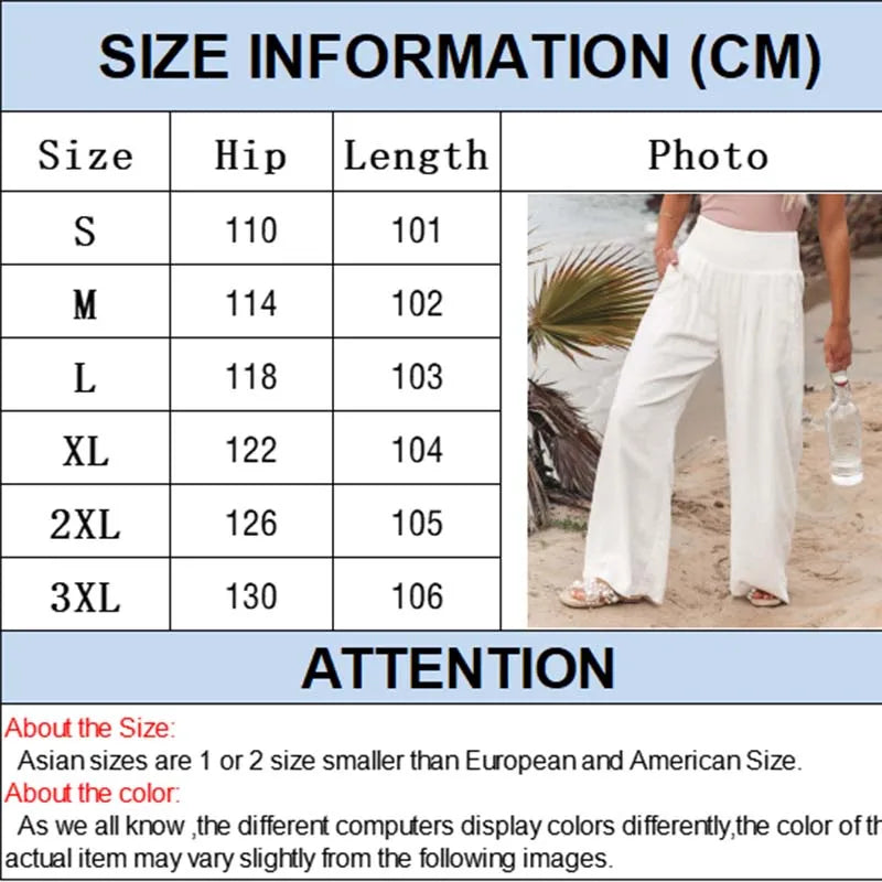 High-Waist Tailored Linen Trousers