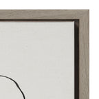 Sylvie Going in Circles Framed Textured Canvas Set by Teju Reval of SnazzyHues