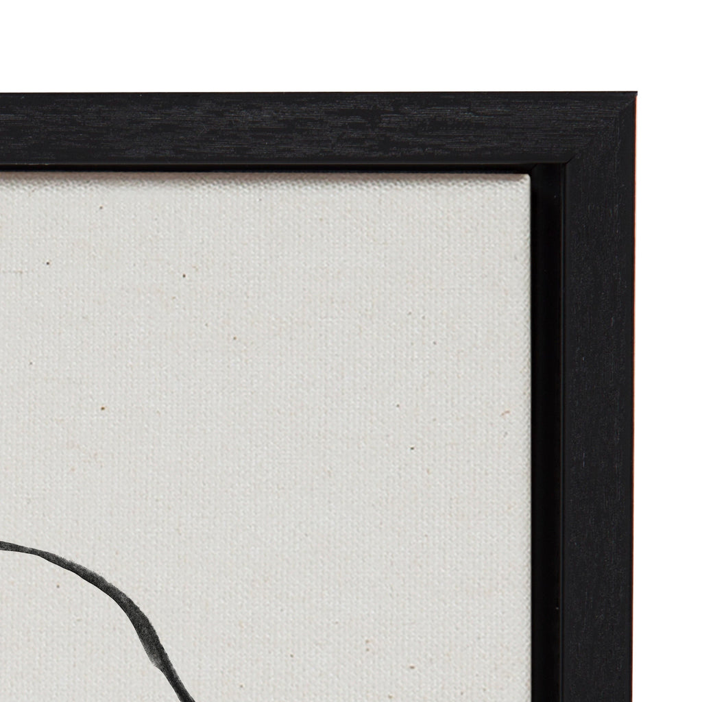 Sylvie Going in Circles Framed Textured Canvas Set by Teju Reval of SnazzyHues