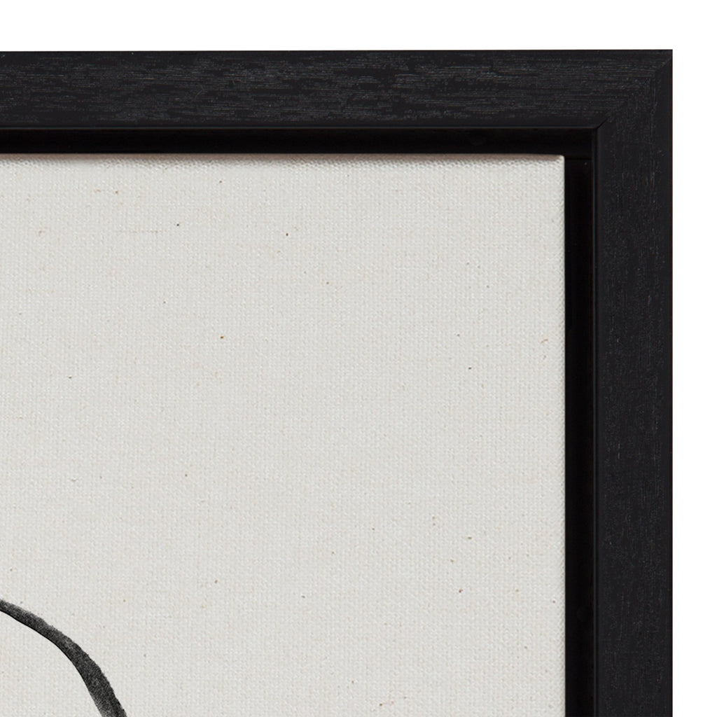 Sylvie Going in Circles Framed Textured Canvas Set by Teju Reval of SnazzyHues