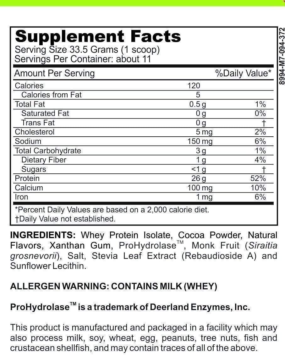 Advanced Whey Protein Chocolate MD PhD Formulated Gut Friendly Low FODMAP